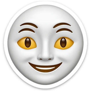 Happy and sad face mask sticker