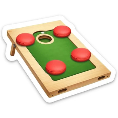 Cornhole board sticker