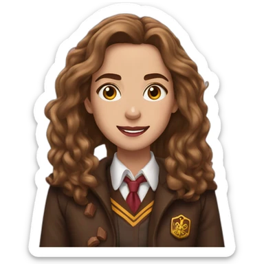 Hermione Granger ate a chocolate sticker