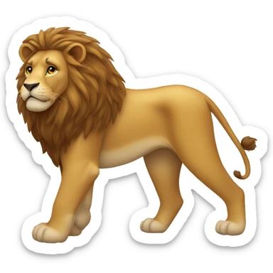 Lion sticker