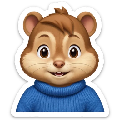 Chipmunk Simon from alvin and the chimpmunks sticker