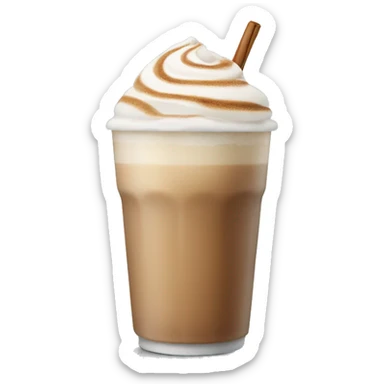Iced match latte sticker