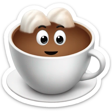 Hot coco sticker