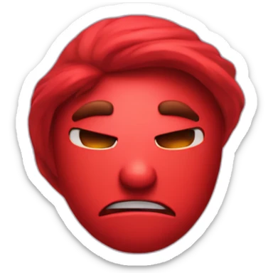 among us red imposter sus sticker