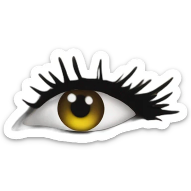 Bill Kaulitz eyeliner 2000s sticker