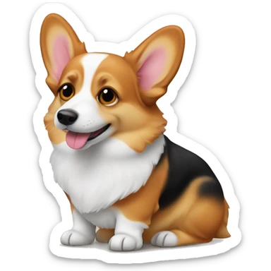Pembroke corgi sticker