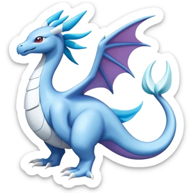 lugia-dragonair-suicune-salamence-hybrid, full body sticker