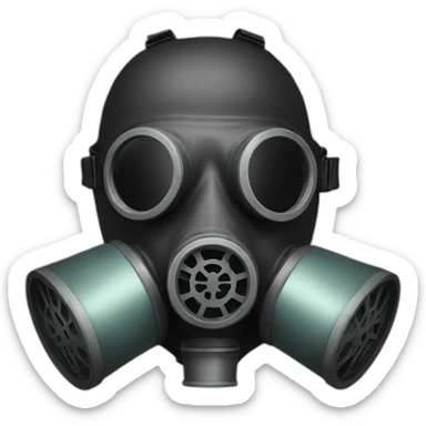 Gasmask sticker