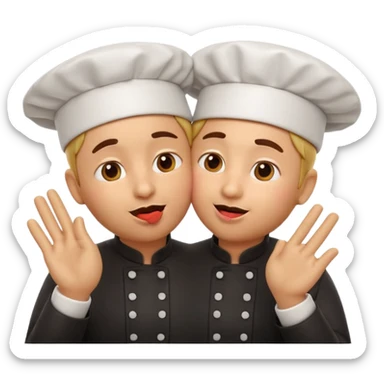 Chef Kiss El Hareketi, 3D rendered emoji, with professional lighting, no face on objects, white background sticker