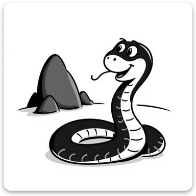 Snake sticker