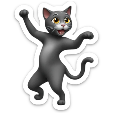 dancing-cat sticker