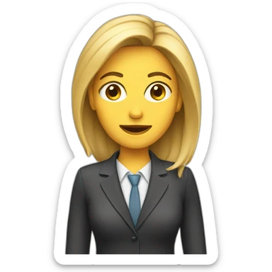 news reporter female sticker