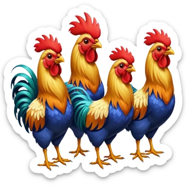 Rooster Squad sticker