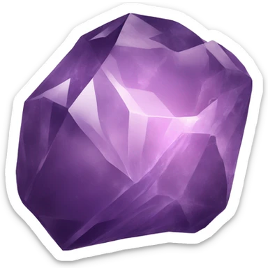 Amethyst Crystal sticker