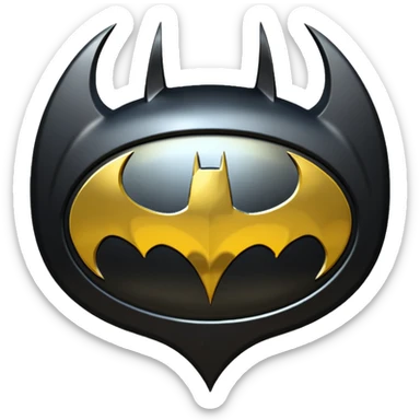 Batman logo sticker