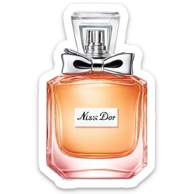 Miss dior perfume sticker