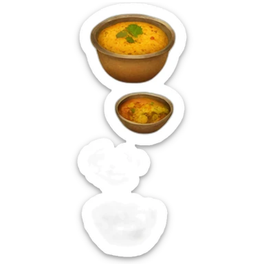 Indian food sticker