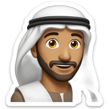 arabian man sticker