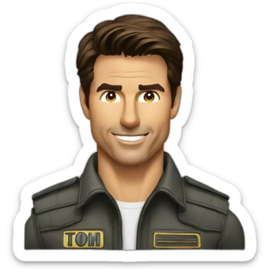tom cruise sticker