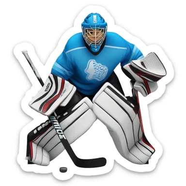ice hockey goalie  sticker