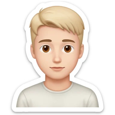 Young man with heart eyes, boyfriend emoji sticker