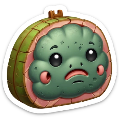 rotting ham sticker