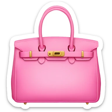 pink birkin bag  sticker
