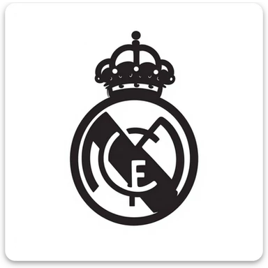 Real Madrid logo sticker
