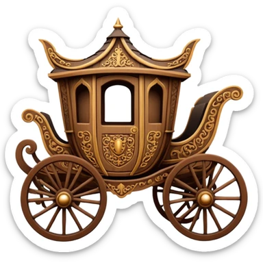 medieval carriages sticker