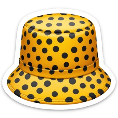 Animal print Hat sticker