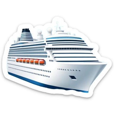 Cruise ship vacation sticker