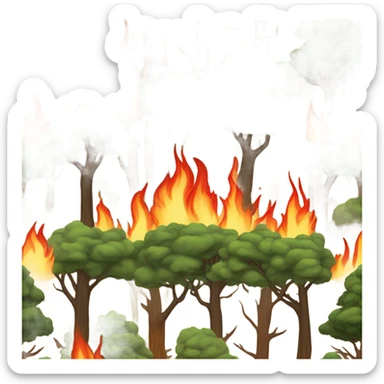 forest fires  sticker