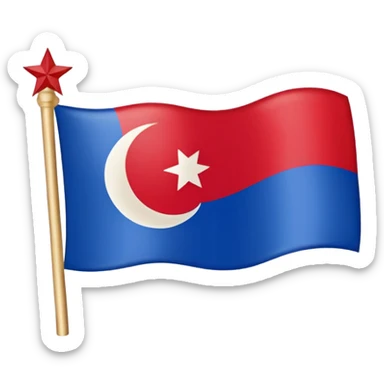 Balochi flag sticker