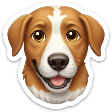 dog happy sticker