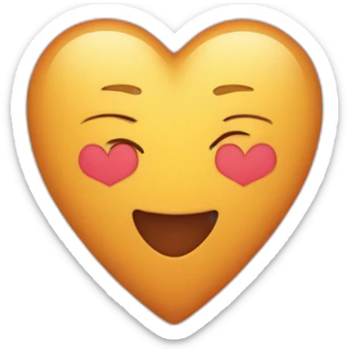 Un dedo indice con un corazon en la punta sticker