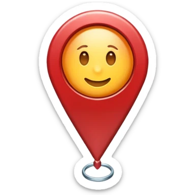 location marker simple sticker