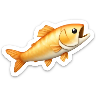 fish with a baguette sticker