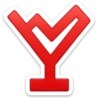 red minus symbol sticker