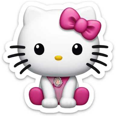 hello kitty  sticker