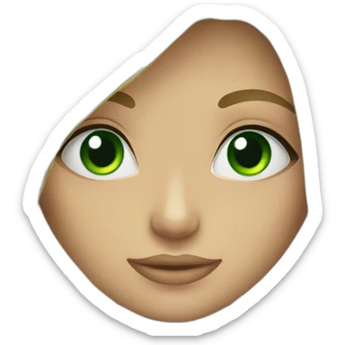 blond girl green eyes bikini sticker