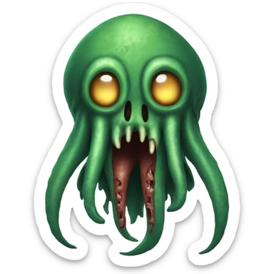 wound Cthulhu  sticker