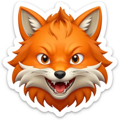 mad fox sticker