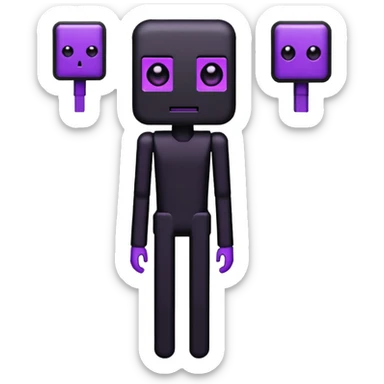 minecraft, Enderman sticker