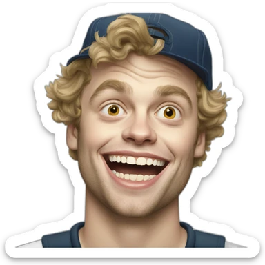 Mac demarco with gap teeth sticker
