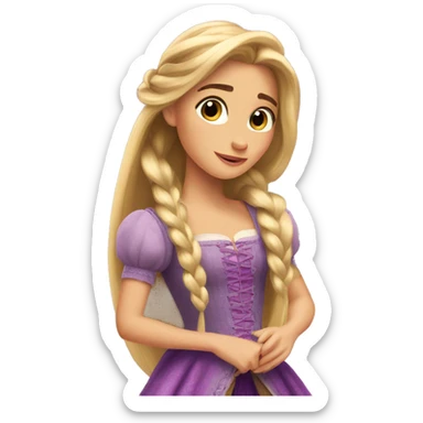 rapunzel sticker