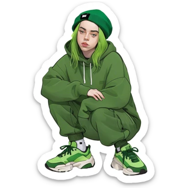 Billie eilish sticker