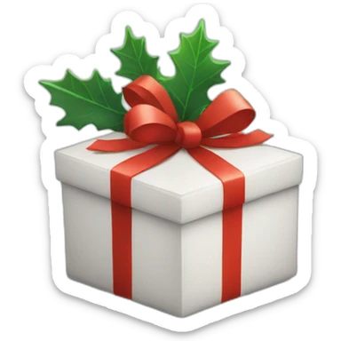 christmas gift sticker
