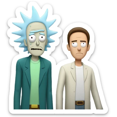 Rick and Morty  sticker
