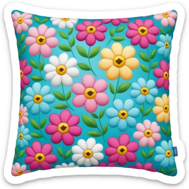 colorful pillow  sticker