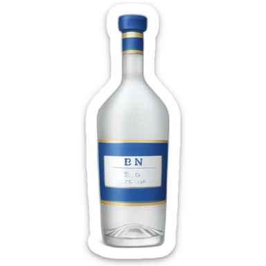 Une bouteille de vodka sticker